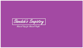 SHONDAH'S SOAPISTRY -NATURAL SOAP FOR NATURAL PEOPLE-