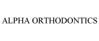 ALPHA ORTHODONTICS