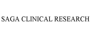 SAGA CLINICAL RESEARCH