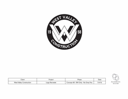 WEST VALLEY CONSTRUCTION 1958