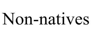 NON-NATIVES