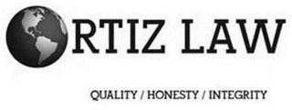 ORTIZ LAW IMMIGRATION QUALITY / HONESTY / INTEGRITY