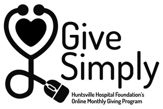 GIVE SIMPLY HUNSTVILLE HOSPITAL FOUNDATION'S ONLINE MONTHLY GIVING PROGRAM