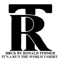 RT ROCK BY RONALD TIMMER IT'S A RUN THEWORLD T-SHIRT