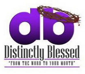 DB, DISTINCTLY BLESSED, "FROM THE WORD TO YOUR MOUTH"