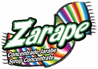 ZARAPE CONCENTRADO JARABE SYRUP CONCENTRATE