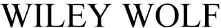 WILEY WOLF