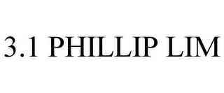 3.1 PHILLIP LIM