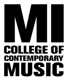 MI COLLEGE OF CONTEMPORARY MUSIC