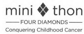 MINI THON FOUR DIAMONDS CONQUERING CHILDHOOD CANCER