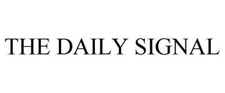 THE DAILY SIGNAL