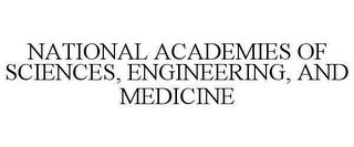 NATIONAL ACADEMIES OF SCIENCES, ENGINEERING, AND MEDICINE