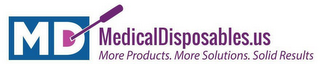 MD MEDICALDISPOSABLES.US MORE PRODUCTS.MORE SOLUTIONS. SOLID RESULTS