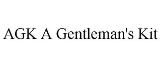 AGK A GENTLEMAN'S KIT