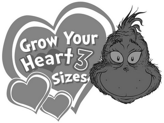 GROW YOUR HEART 3 SIZES