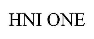 HNI ONE
