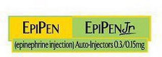 EPIPEN EPIPEN JR (EPINEPHRINE INJECTION) AUTO-INJECTORS 0.3/0.15 MG