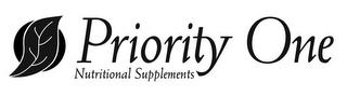 PRIORITY ONE NUTRITIONAL SUPPLEMENTS