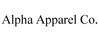 ALPHA APPAREL CO.