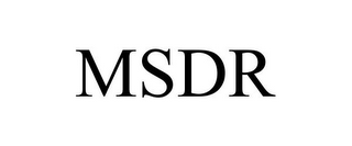 MSDR