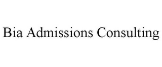 BIA ADMISSIONS CONSULTING