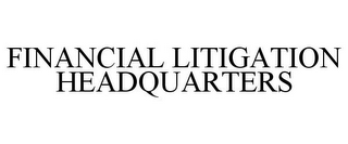 FINANCIAL LITIGATION HEADQUARTERS