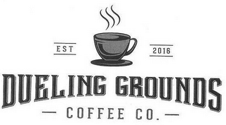 DUELING GROUNDS COFFEE CO. EST 2016