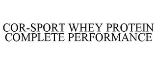 COR-SPORT WHEY PROTEIN COMPLETE PERFORMANCE