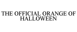 THE OFFICIAL ORANGE OF HALLOWEEN