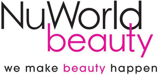 NUWORLD BEAUTY WE MAKE BEAUTY HAPPEN