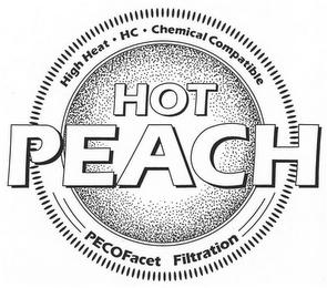 HOT PEACH HIGH HEAT · HC · CHEMICAL COMPATIBLE PECOFACET FILTRATION