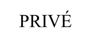 PRIVÉ