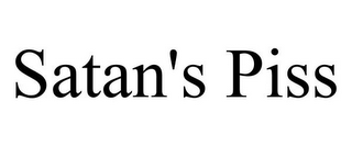 SATAN'S PISS