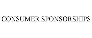 CONSUMER SPONSORSHIPS