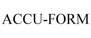 ACCU-FORM