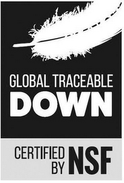 GLOBAL TRACEABLE DOWN CERTIFIED BY NSF