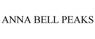 ANNA BELL PEAKS