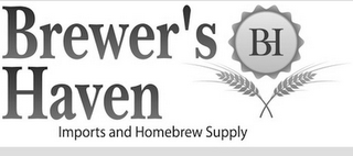 BREWER'S HAVEN IMPORTS AND HOMEBREW SUPPLY BH