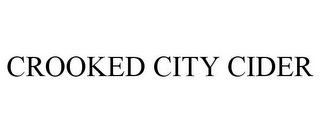 CROOKED CITY CIDER