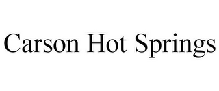 CARSON HOT SPRINGS