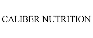 CALIBER NUTRITION