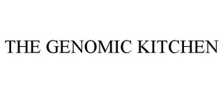 THE GENOMIC KITCHEN