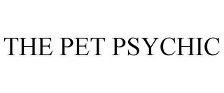 THE PET PSYCHIC