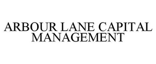 ARBOUR LANE CAPITAL MANAGEMENT