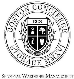 BOSTON CONCIERGE BCS EXQUISITUS SERVITIUM STORAGE MMXVI SEASONAL WARDROBE MANAGEMENT