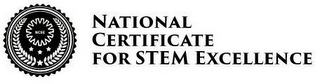 NCSE NATIONAL CERTIFICATE FOR STEM EXCELLENCE