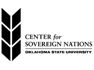 CENTER FOR SOVEREIGN NATIONS OKLAHOMA STATE UNIVERSITY