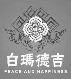 PEACE AND HAPPINESS