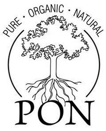 PURE  ·  ORGANIC  ·  NATURAL PON