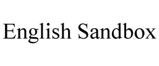 ENGLISH SANDBOX